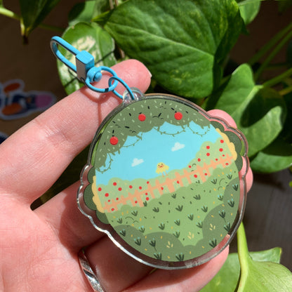 Llavero vaquita marrón | Tamagotchi shaker