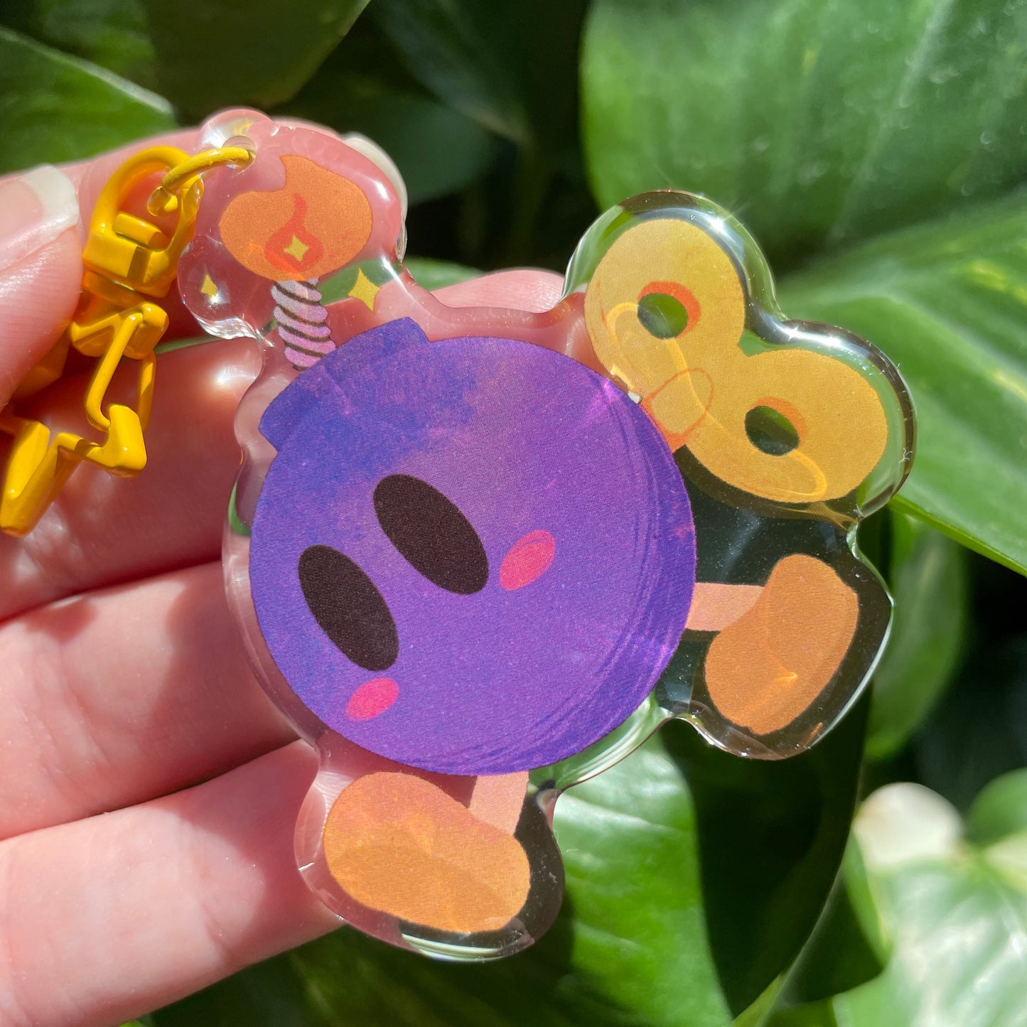 Llavero Bob-Omb | Keyring Keychain Acrilico colgante regalo llaves mochila Keychain