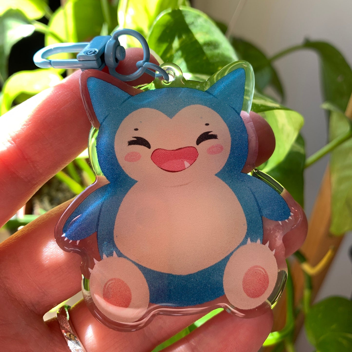 Snorlax-Poke Keyring | llavero | Fanart colgante regalo llaves mochila