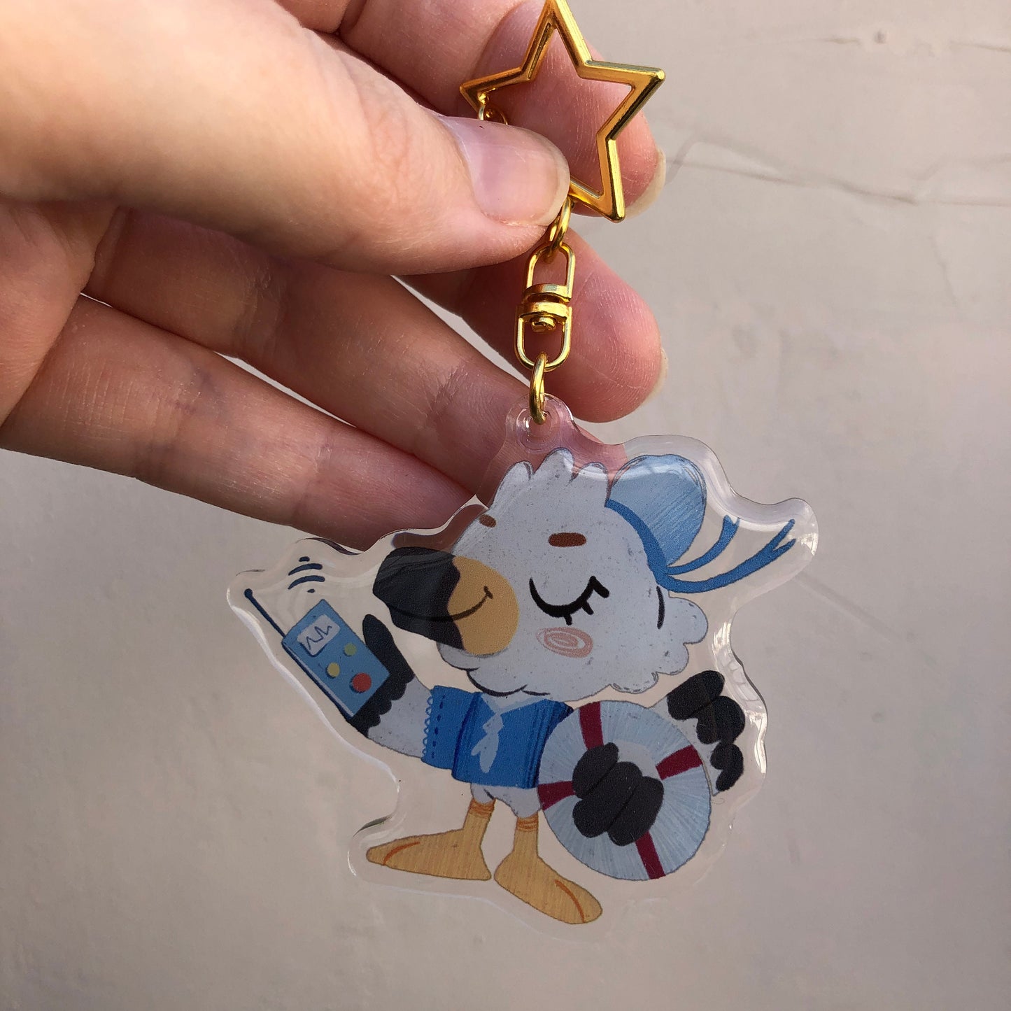 Gulliver Keyring | Gulliver llavero | Animal Crossing Llavero | New Horizons | Llavero colgante regalo llaves mochila Keychain