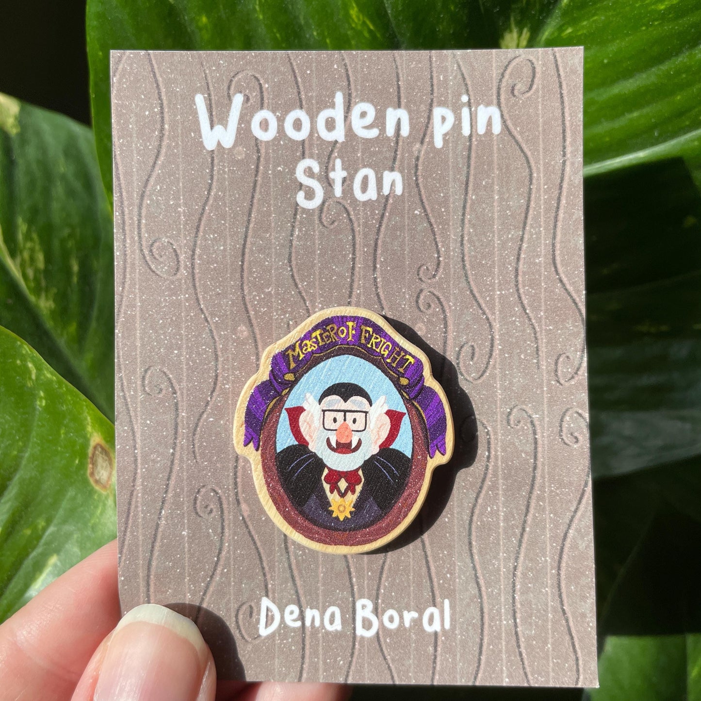 Summerween Stan Pines Gravity Falls Pin de Madera Natural