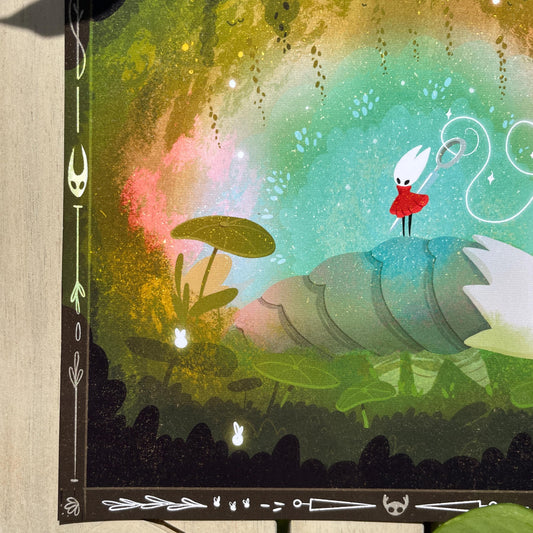 Print Hornet Silksong: Ilustración impresa de la colección Hollow Knight