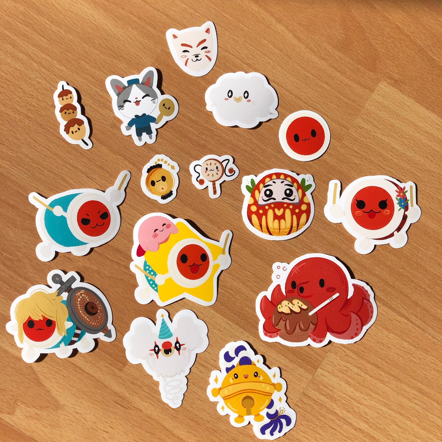 Pack Pegatinas Taiko No Tatsujin: Stickers Pack Fanart