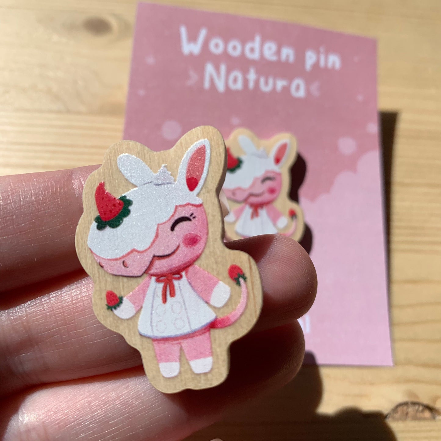 Pin de madera natural, Natura Animal Crossing New Horizons, Nintendo Switch Merengue