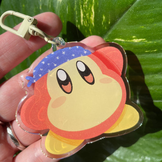Llavero Waddle Dee Kirby |Keyring Keychain Acrilico colgante regalo llaves mochila Keychain