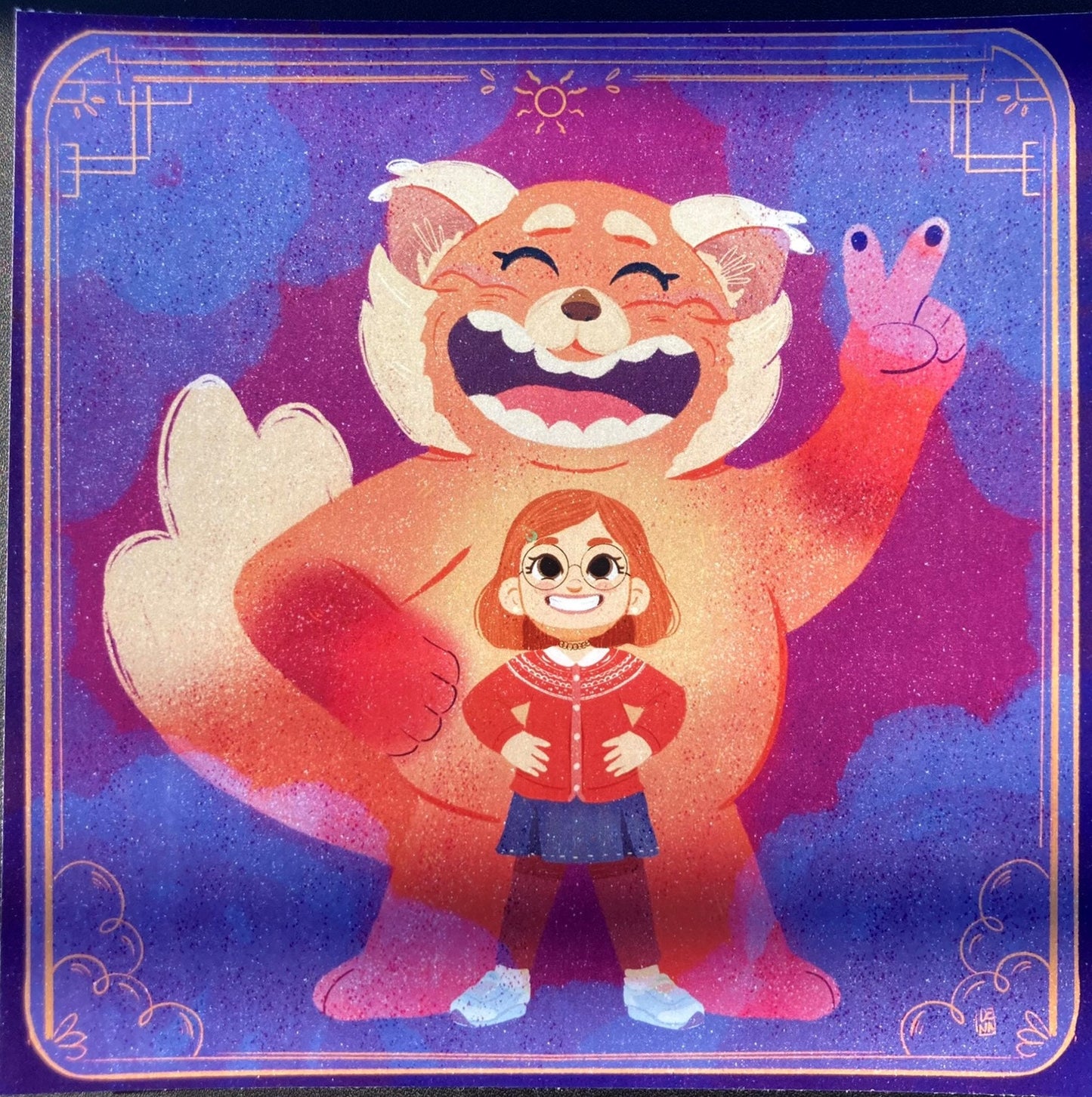 Print Turning Red | Fanart Turning Red | Ilustración Turning Red | Pixar Fan Art | Disney Fan Art