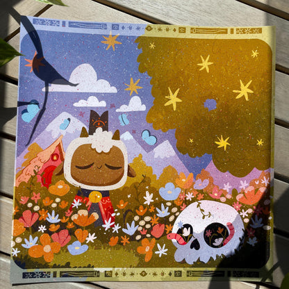 Print Cult of the Lamb Chill | Fanart | Ilustración impresa Cult of the Lamb Collection