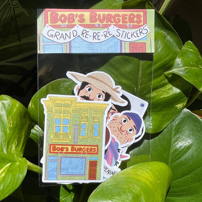 Pack Pegatinas Bobs Burgers:  Stickers Pack Fanart