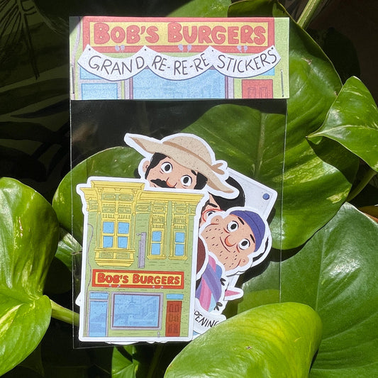 Pack Pegatinas Bobs Burgers:  Stickers Pack Fanart