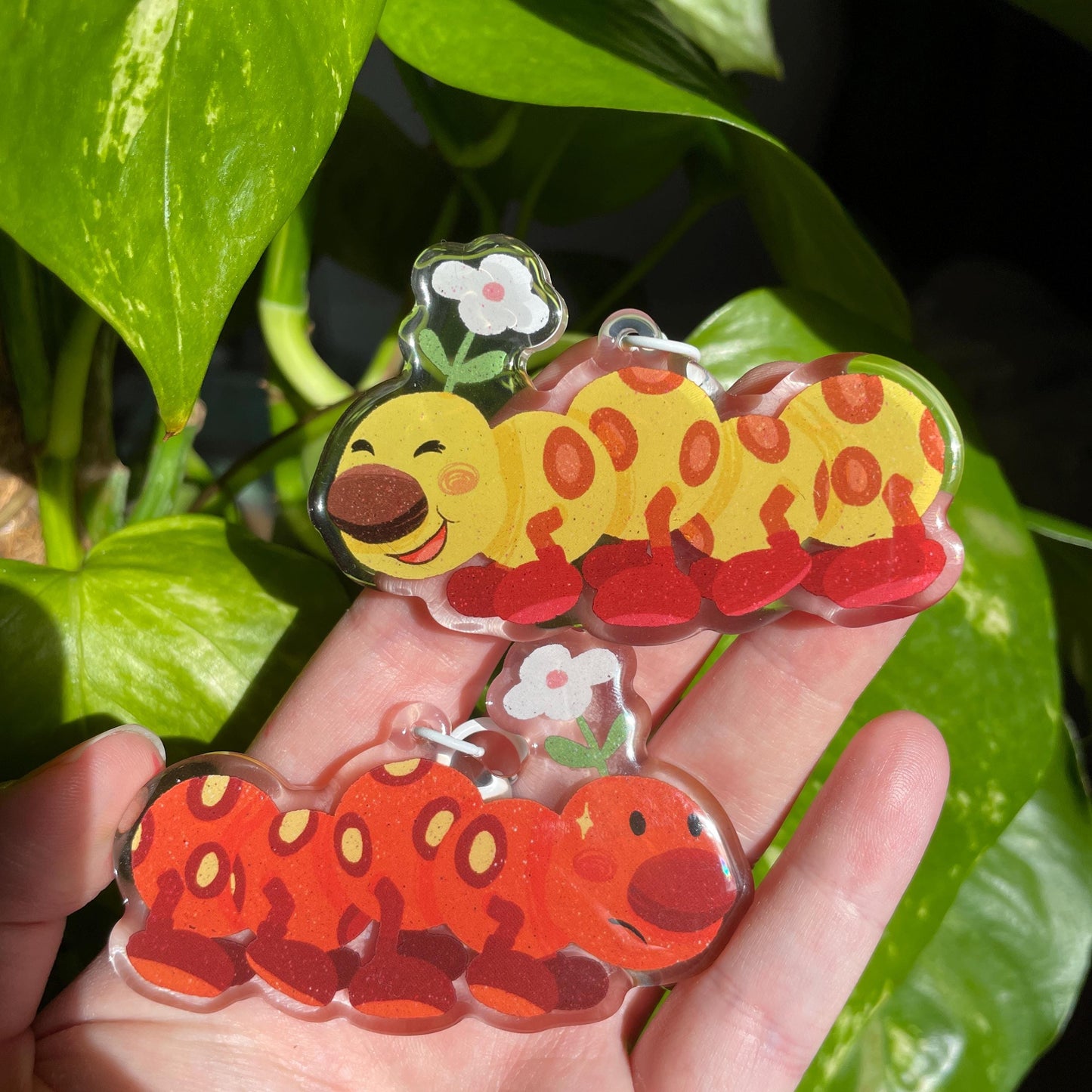 Llavero Floruga Doble Diseño | Keyring Keychain Acrilico colgante regalo llaves mochila Keychain