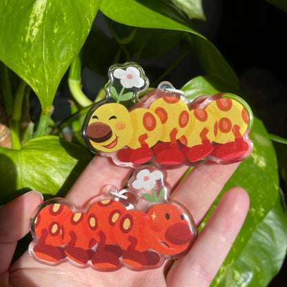 Llavero Floruga Doble Diseño | Keyring Keychain Acrilico colgante regalo llaves mochila Keychain