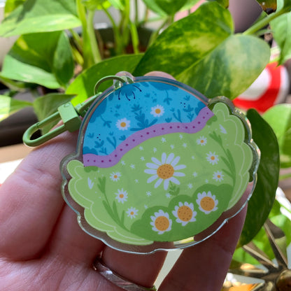 Shaker Abejita Llavero: Agitador estilo Tamagotchi shaker Keychain Bee Abeja