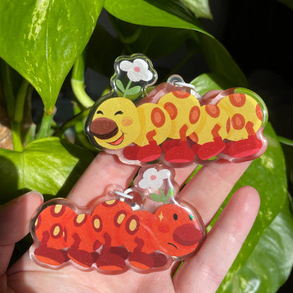 Llavero Floruga Doble Diseño | Keyring Keychain Acrilico colgante regalo llaves mochila Keychain