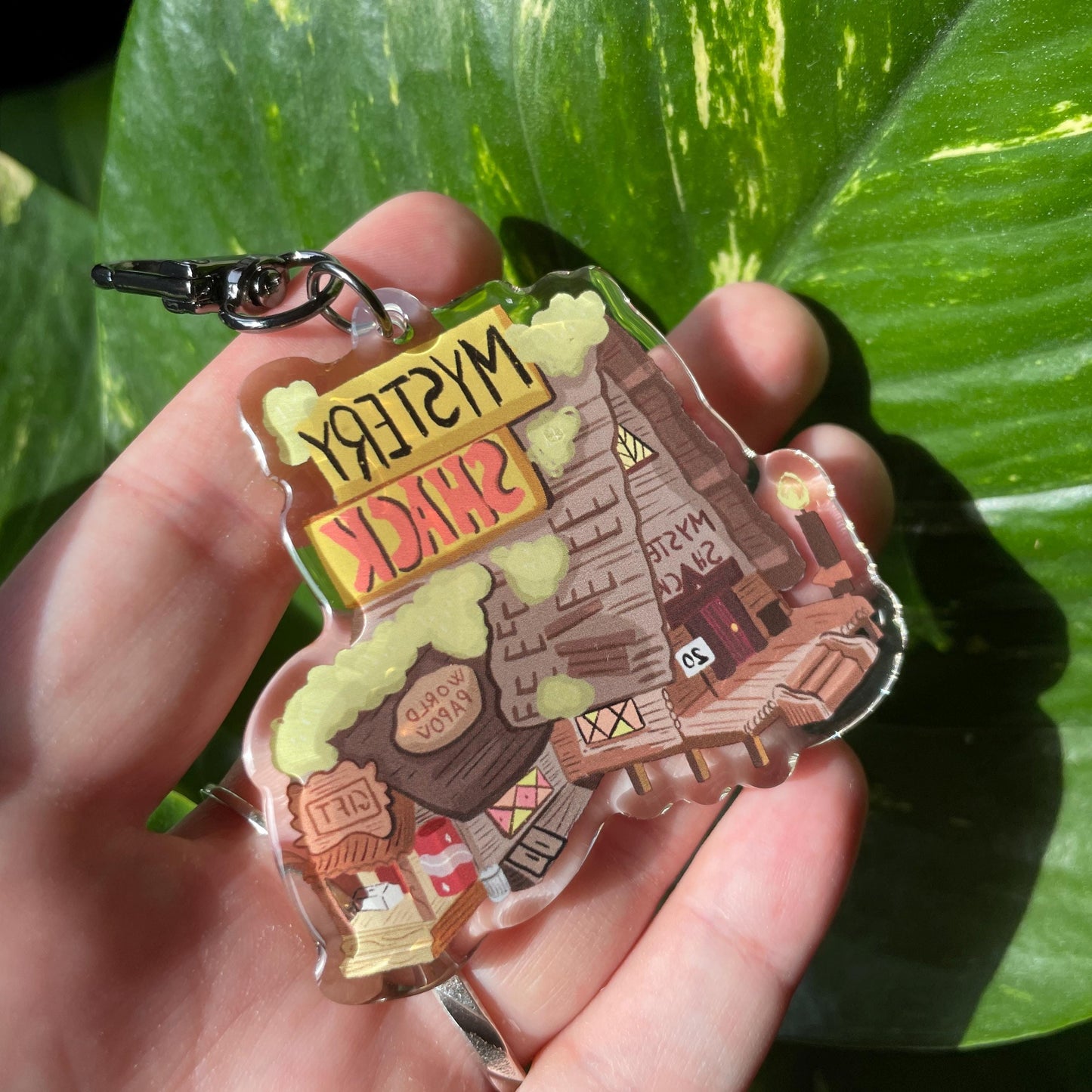 Mistery Shack Gravity Falls Keychain Keyring |  llavero | Fanart colgante regalo llaves mochila