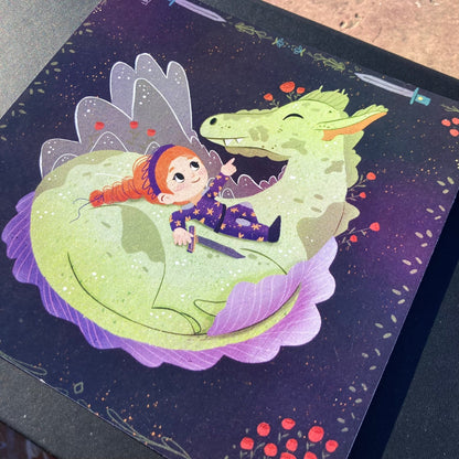 Print Dragon | Illustration | Ilustracion | Original Character | OC | Art Print | Draw